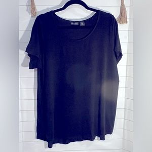 Tahari 1X T-shirt Black